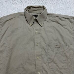 Jaguar Beige Long Sleeve Button Down Men’s Size Medium